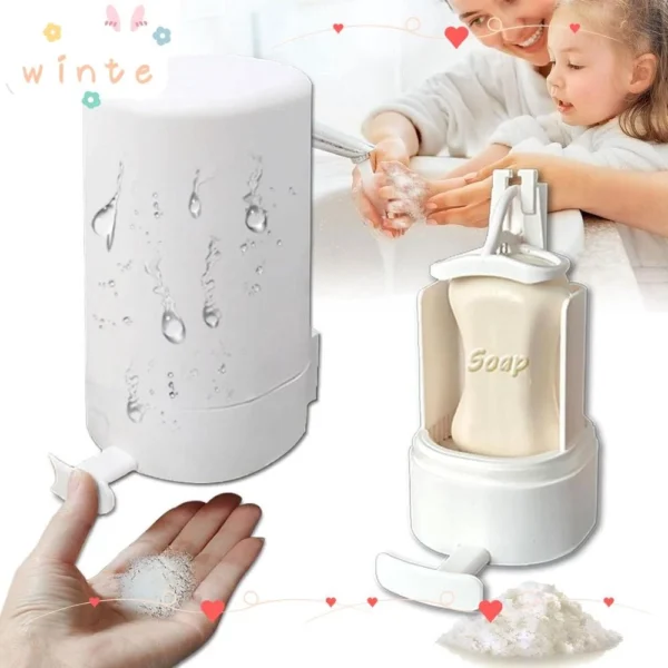 Soap Grinder Box with Built-in Blade Wall-Mountable Container - Image 2